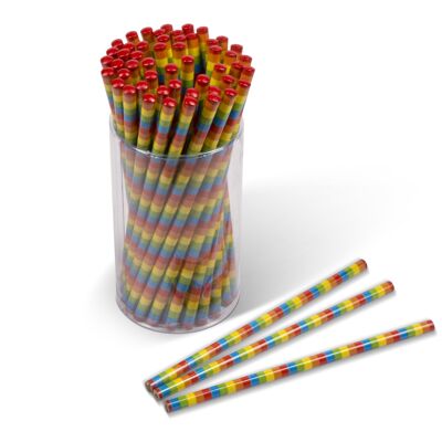 Rainbow Dipped Pencil