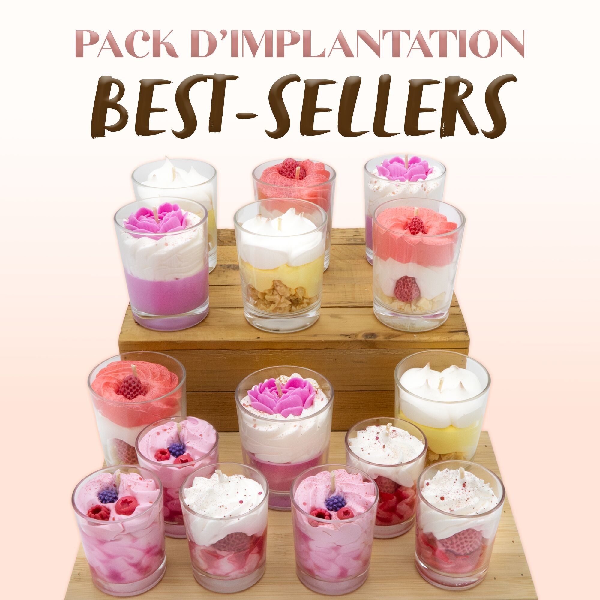 Bestseller-Gourmet-Kerzenimplantationspaket