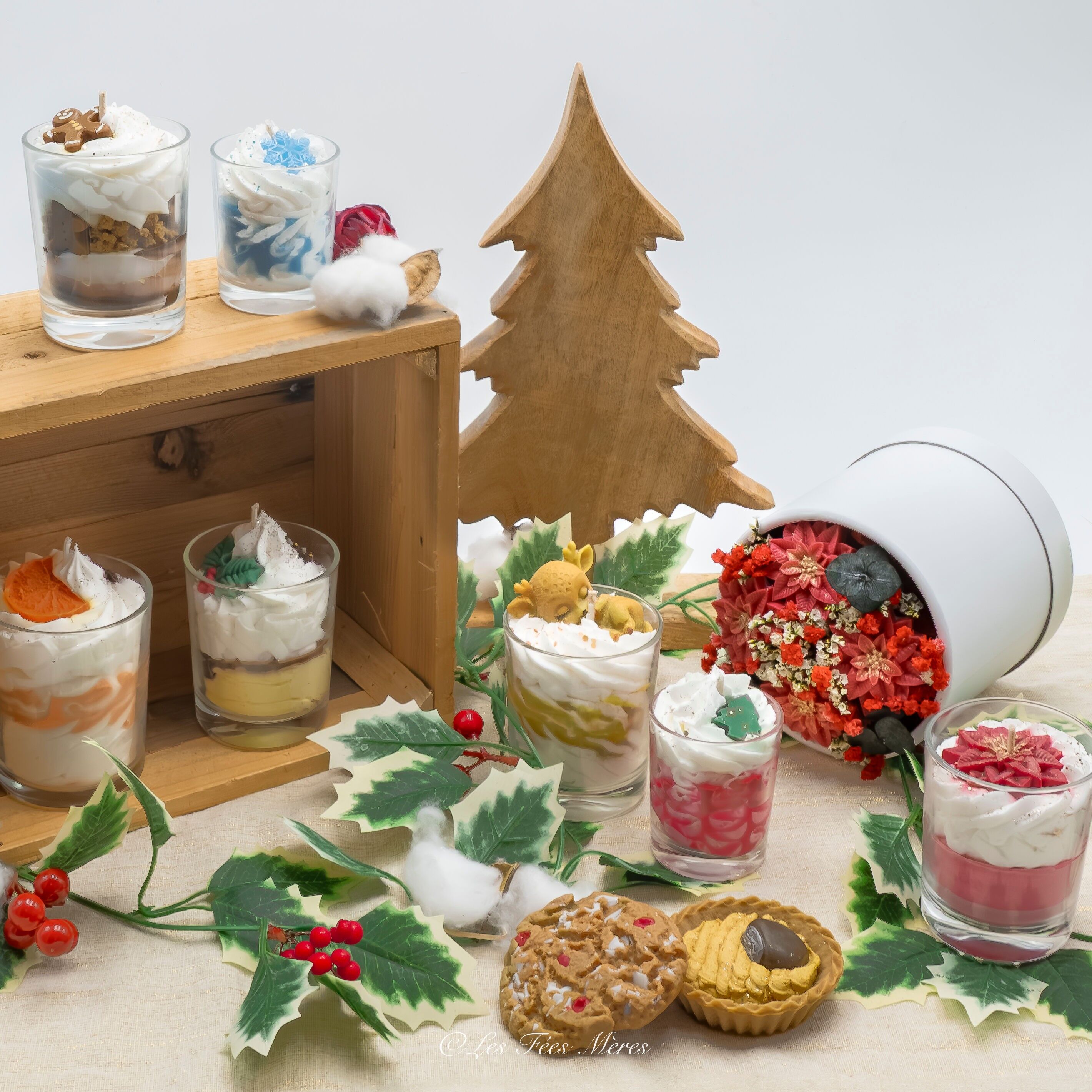 Grand pack d'implantation bougies gourmandes Noël