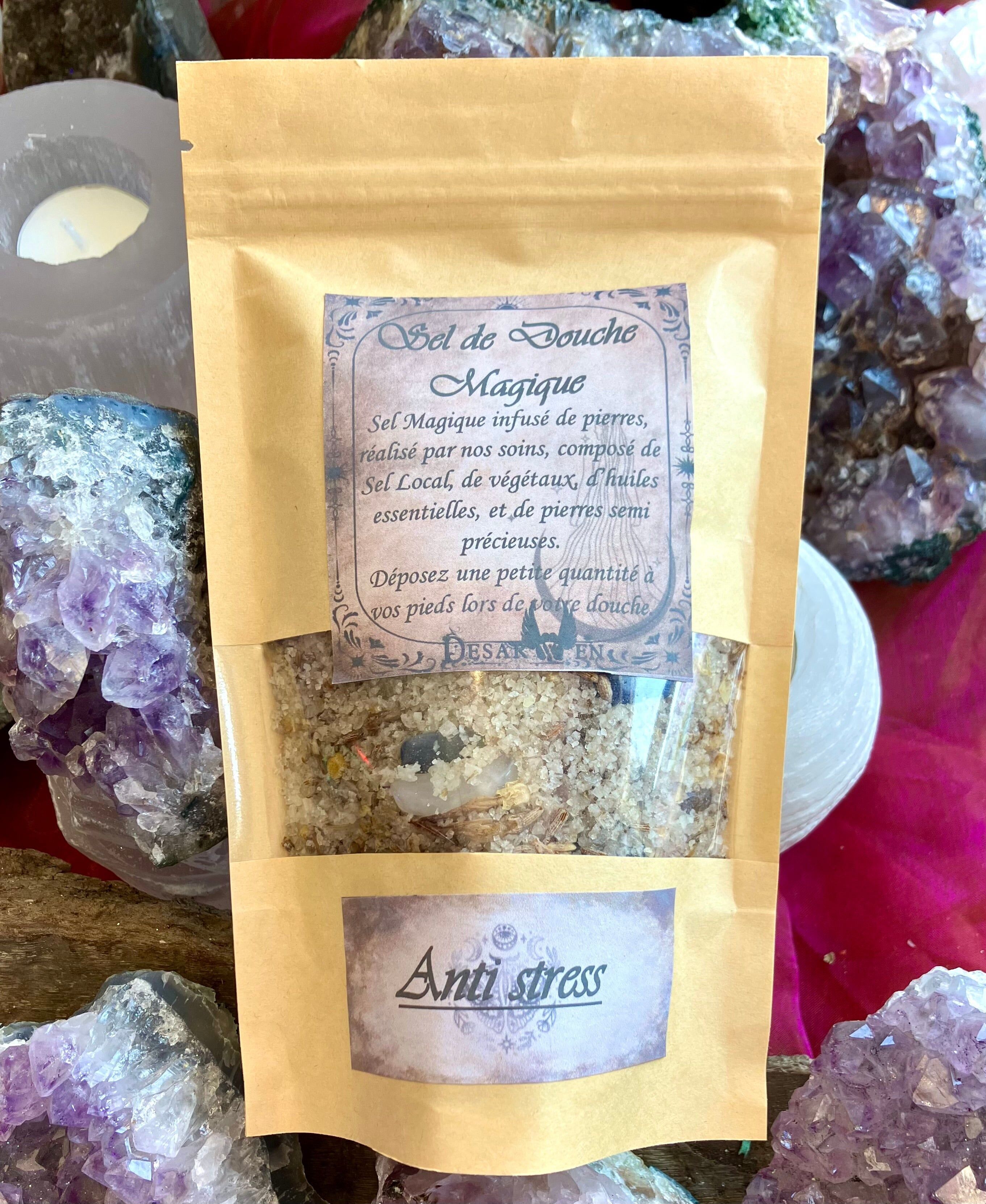 Sels magiques rituel douche anti stress