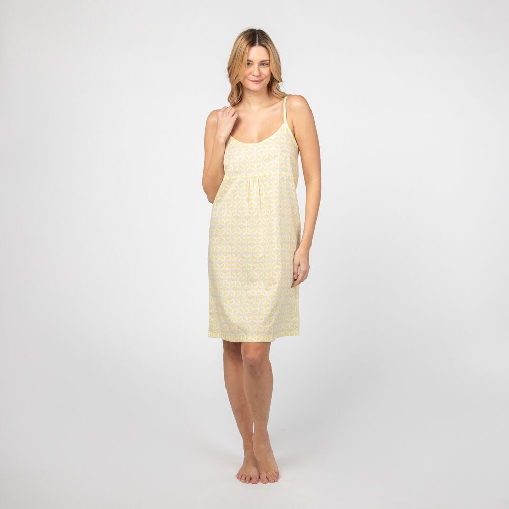 Chemise de nuit Kamson Mosaic en coton biologique, produit équitable