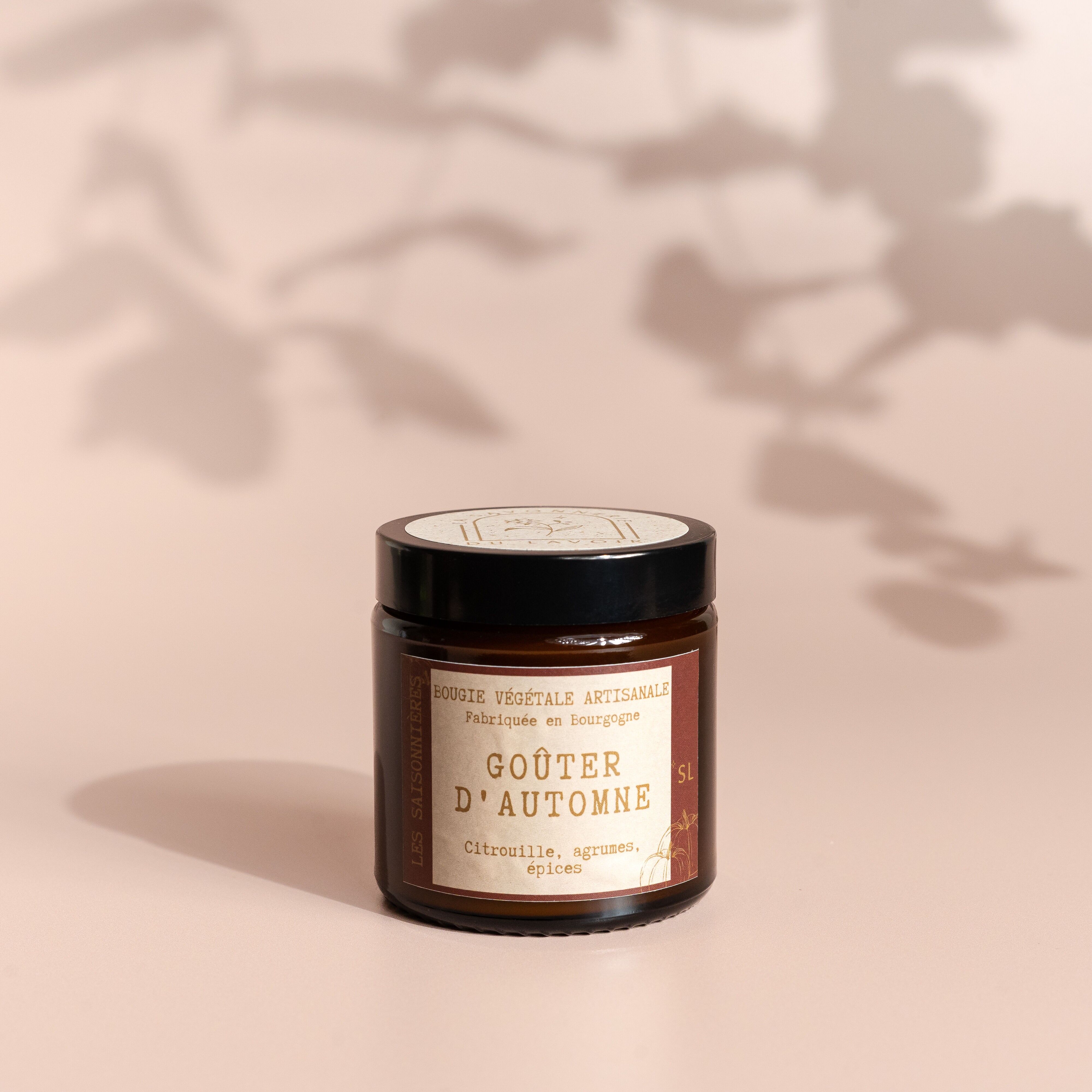 Scented soy wax candle - Autumn Snack (80g net)