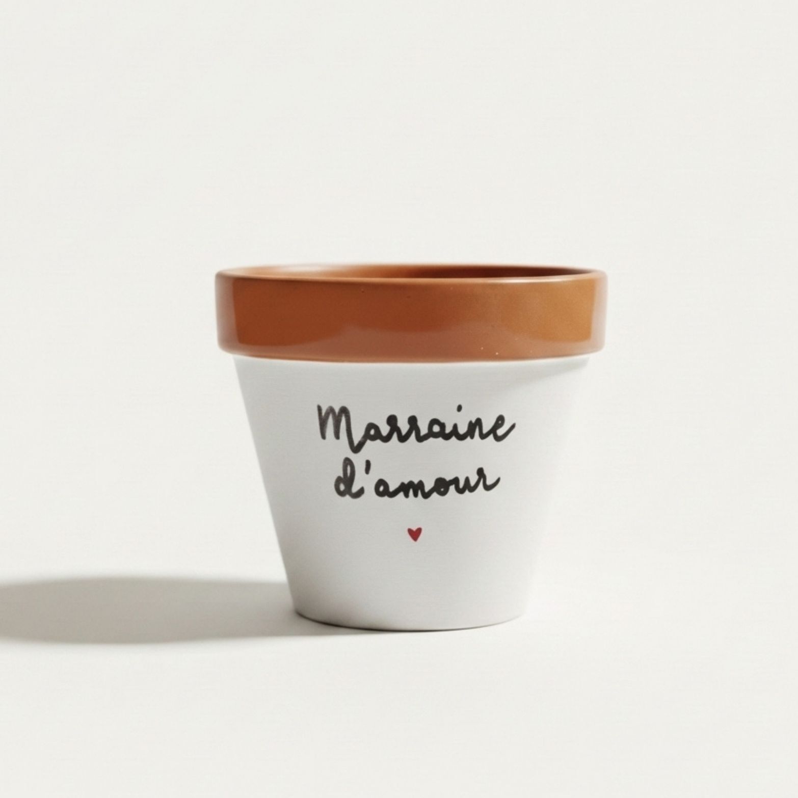 "Godmother of Love ♥" flower pot, christening, original godmother gift