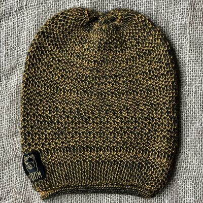 Honeycomb Hat – Black/Mustard