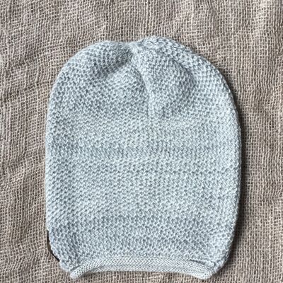 Honeycomb Hat – Light Grey/White