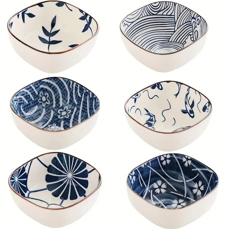 Set di mini ciotole in ceramica per salse - ciotole piccole da 6 once