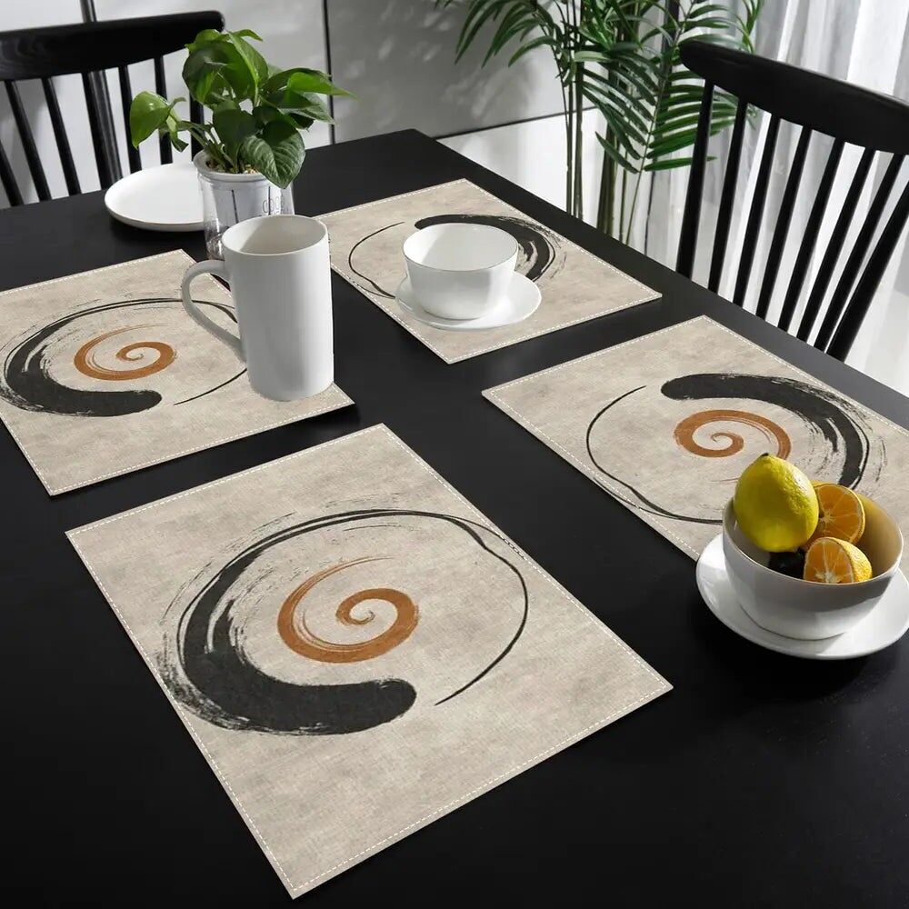 Tovaglietta con design classico bohémien da 4/6 pezzi