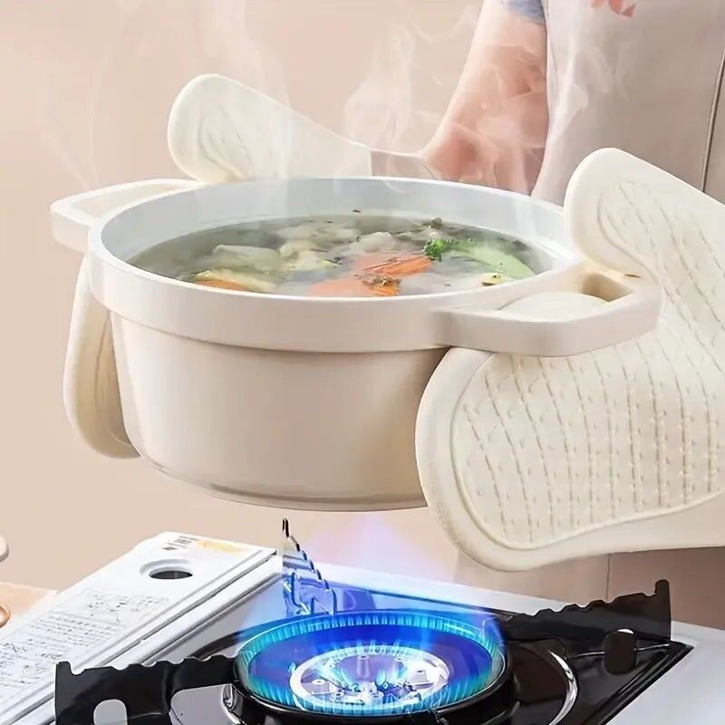 Guanti da cucina in silicone versatili: resistenti al calore, impermeabili e antiaderenti