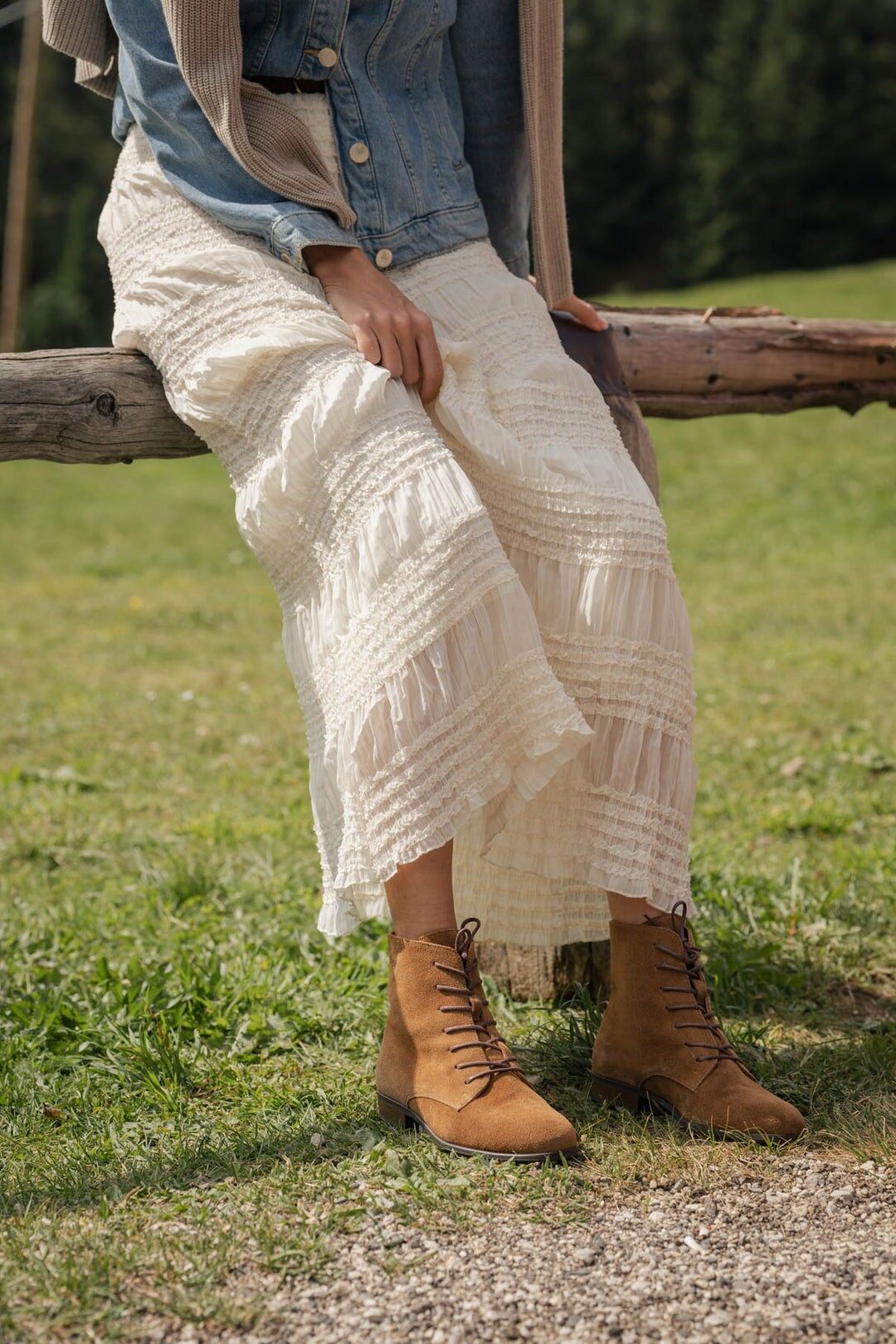 Botas de ante de invierno hechas a mano - Klara - Marrón Cigaro 35-42