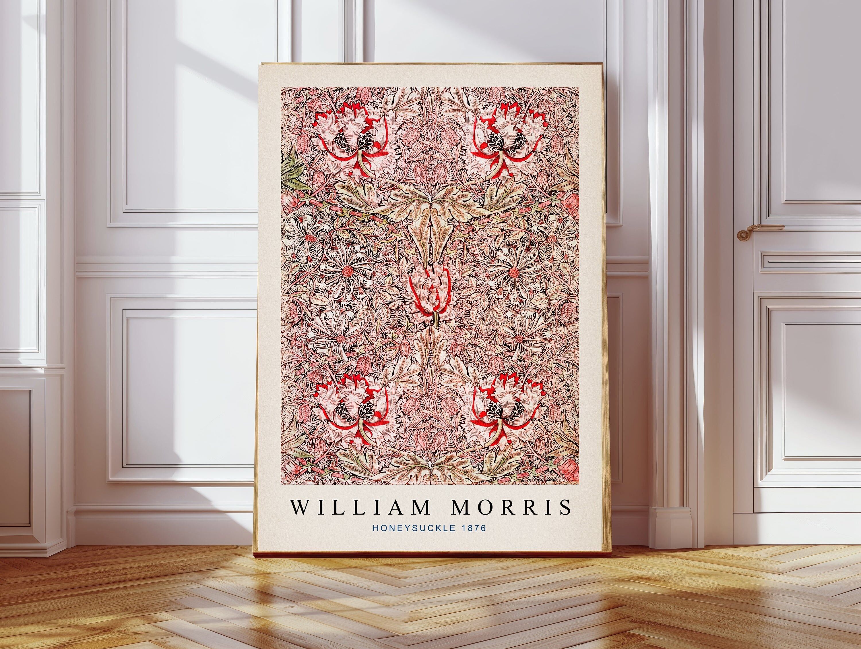 William Morris Geißblatt 1876 1915 Kunstdruck
