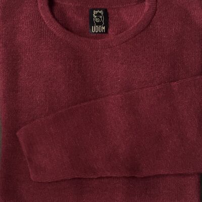 Maglione in lana baby alpaca – Rosso