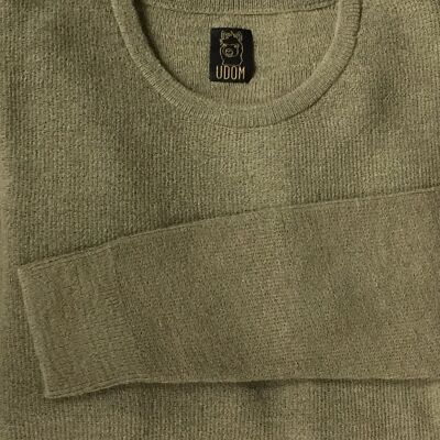 Maglione in lana baby alpaca – verde chiaro