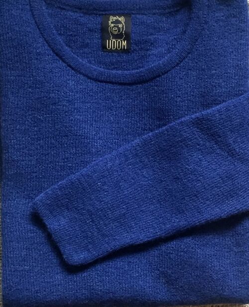 Baby Alpaca Wool Jumper – Blue