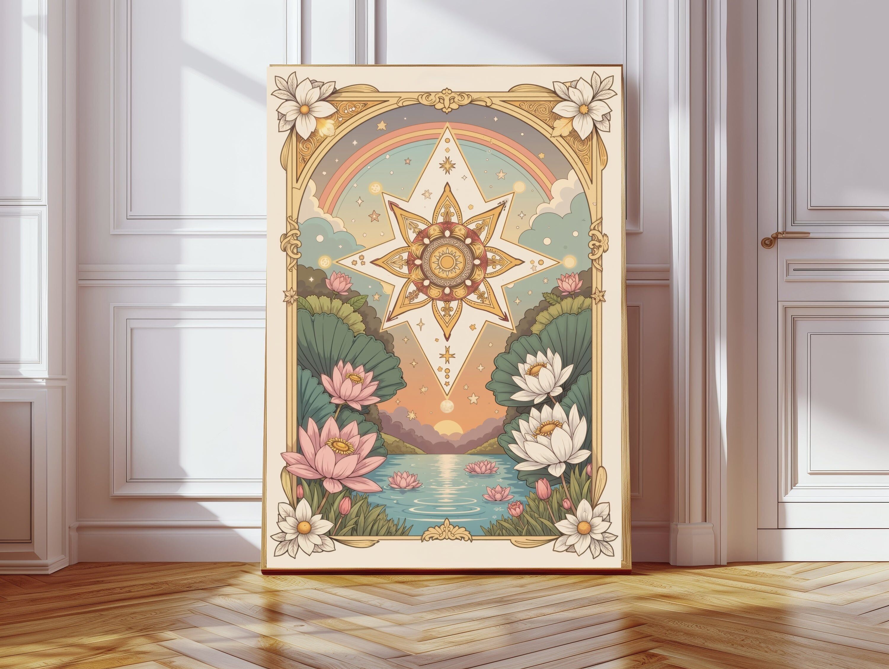 Stern Tarot Himmlischer Kunstdruck