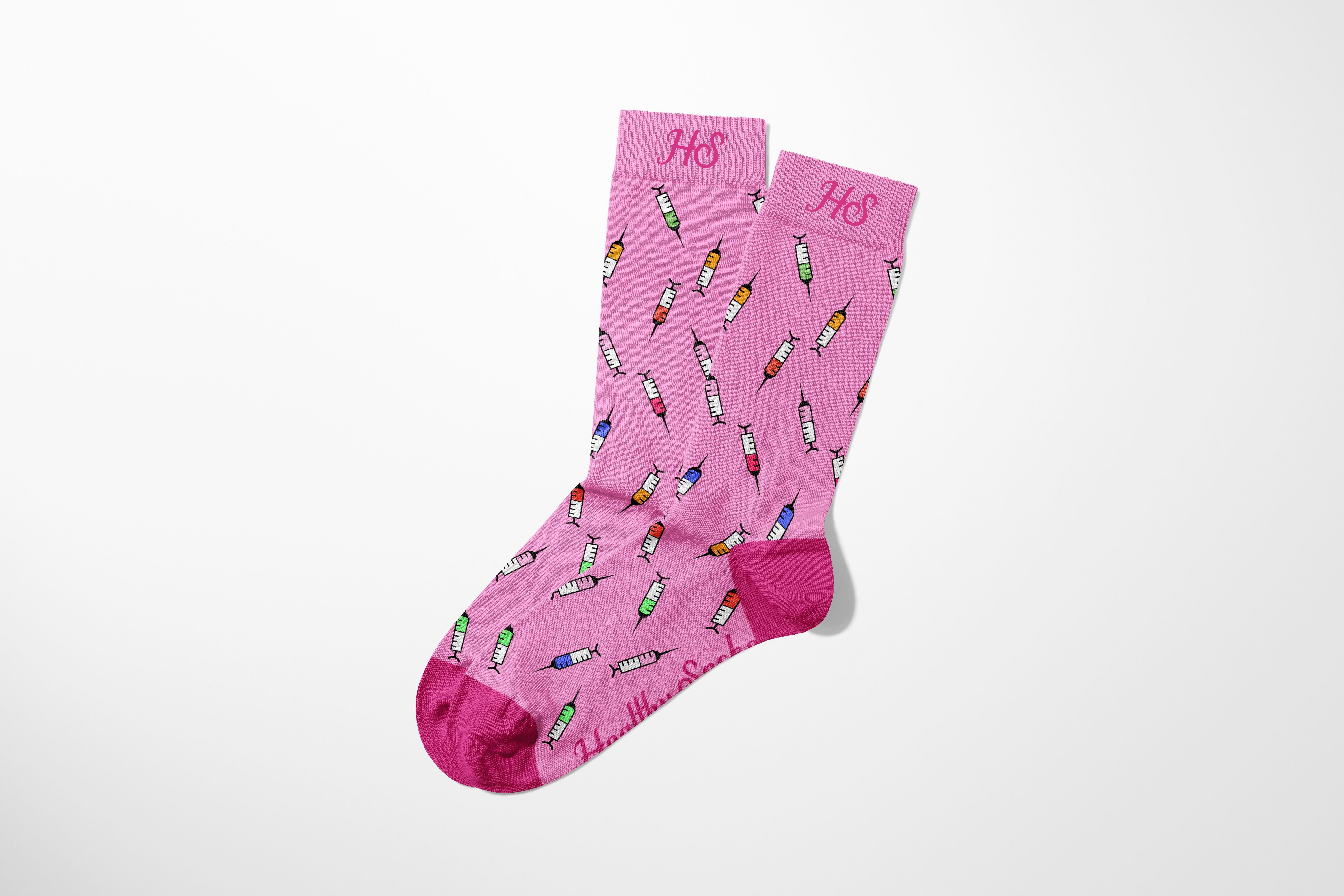 Spritzensocken – Pink Edition
