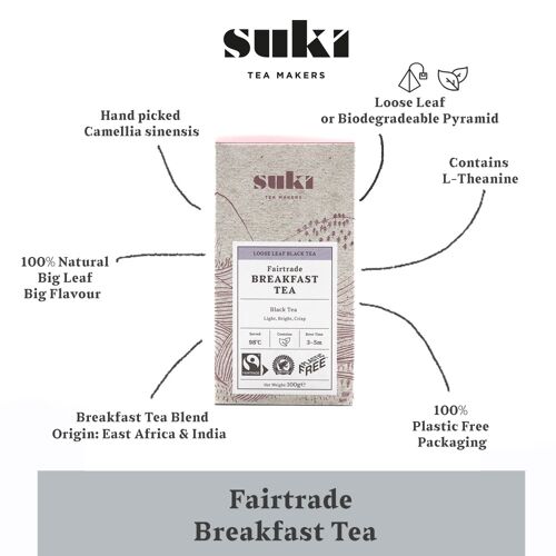 SUKI Fairtrade Loose Leaf Breakfast Tea