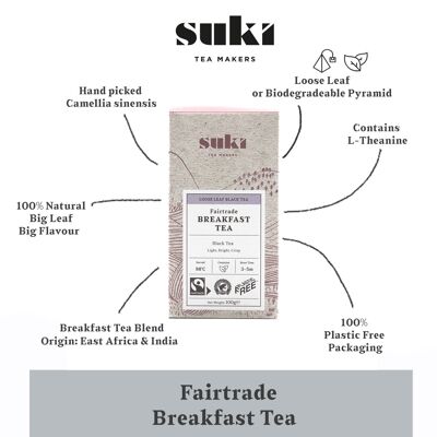 Thé de petit-déjeuner en vrac SUKI Fairtrade