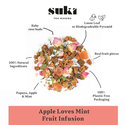 SUKI Natural Apple Loves Menthe Infusions
