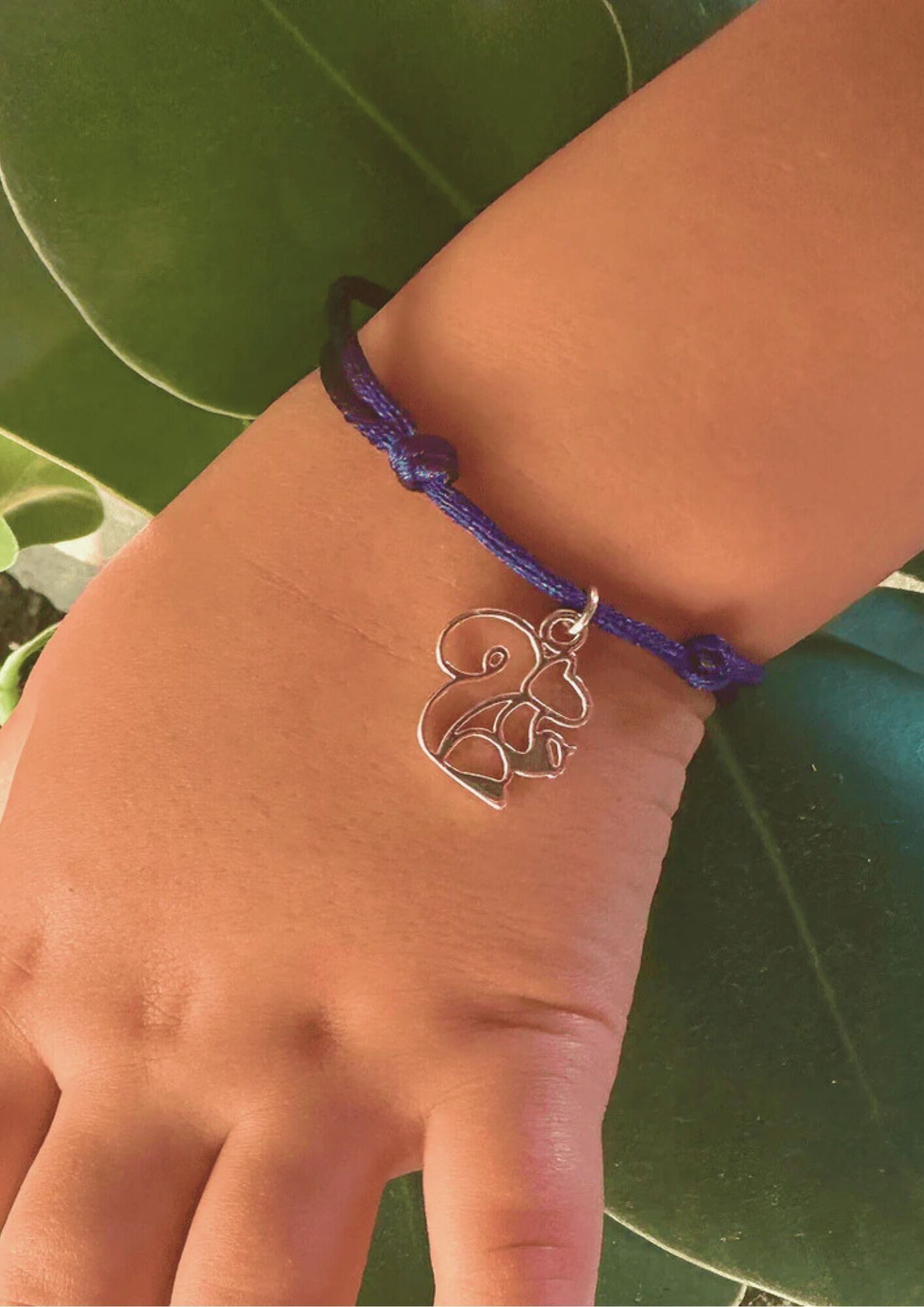 Pulsera de ardilla para niños