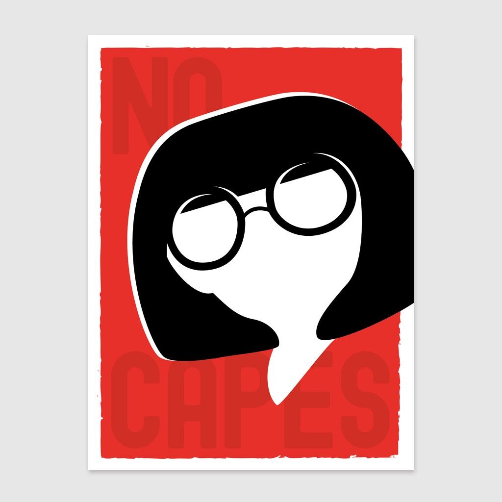 Lámina de pared No Capes, tamaño A4