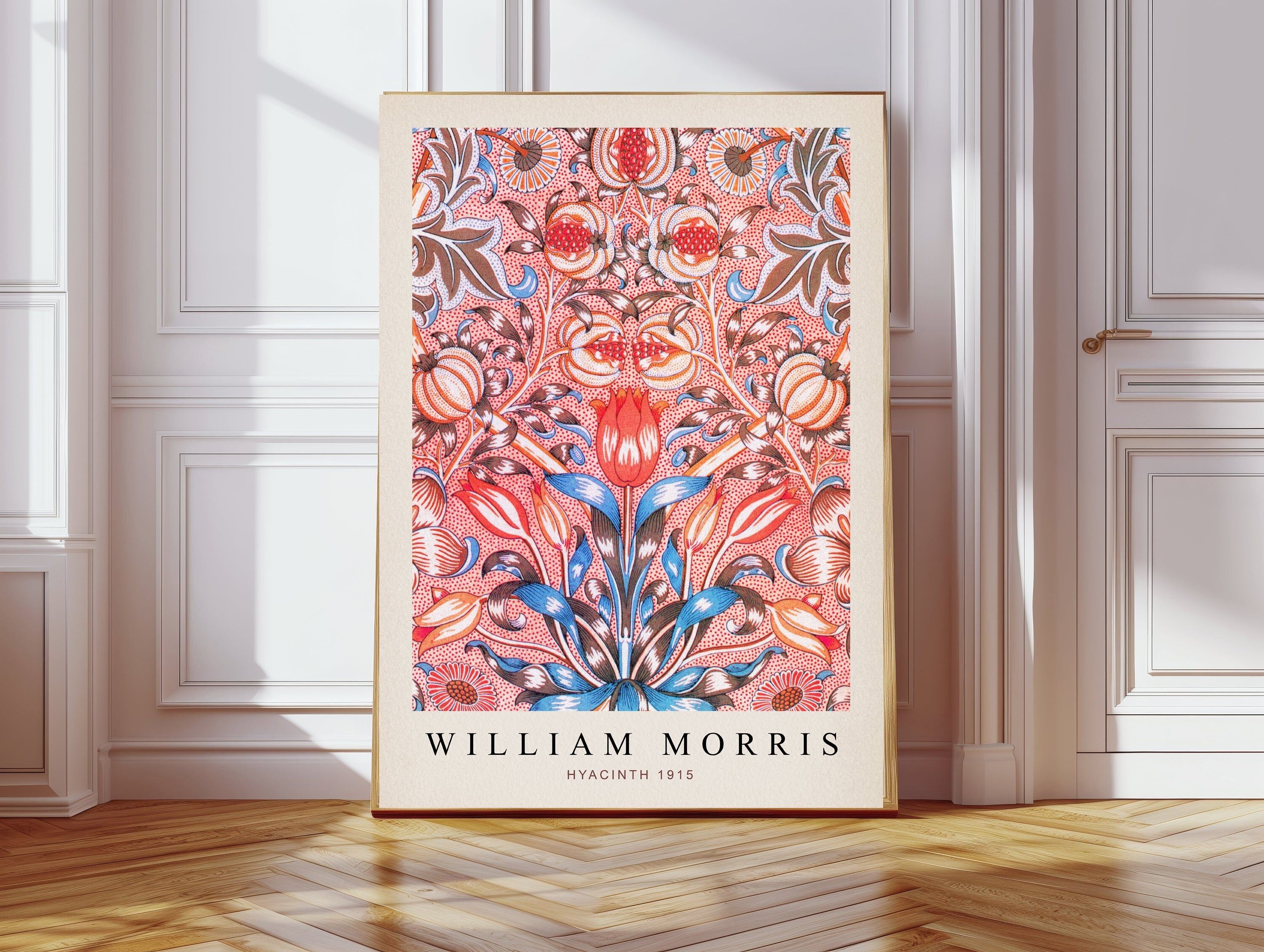 William Morris Hyazinthenrosa Kunstdruck