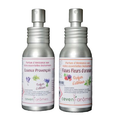 Profumo per ambienti con oli essenziali biologici 50 ml