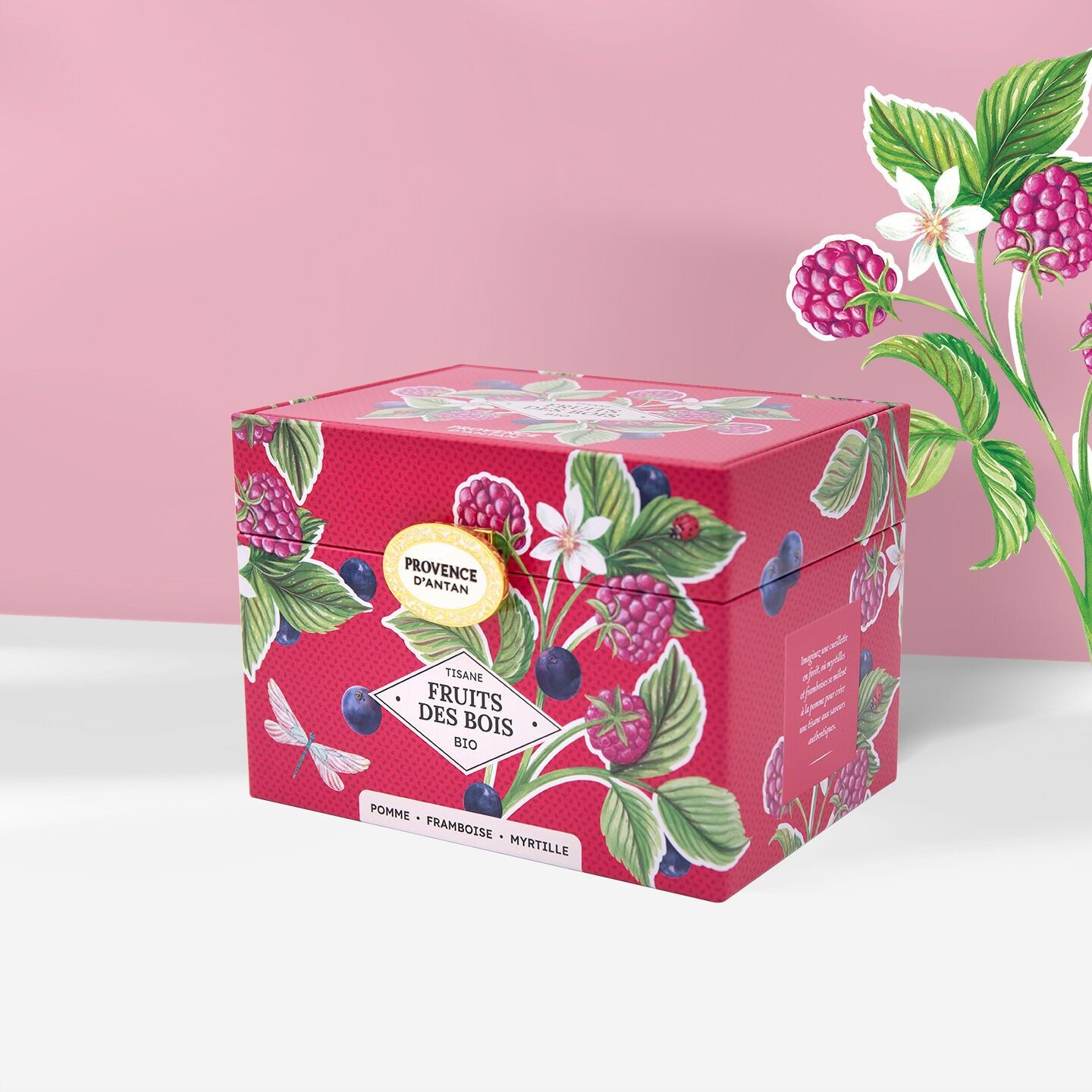 Scatola di metallo Tisana alla frutta biologica* 20 bustine