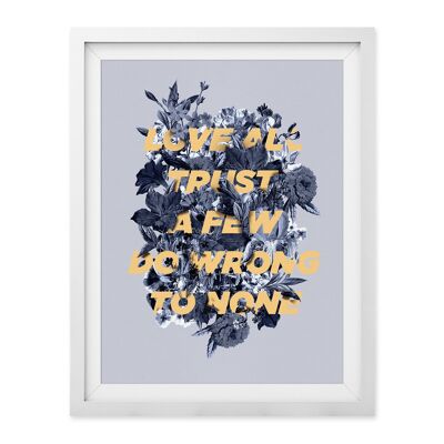 Love All Wall Art Print A4 y A3