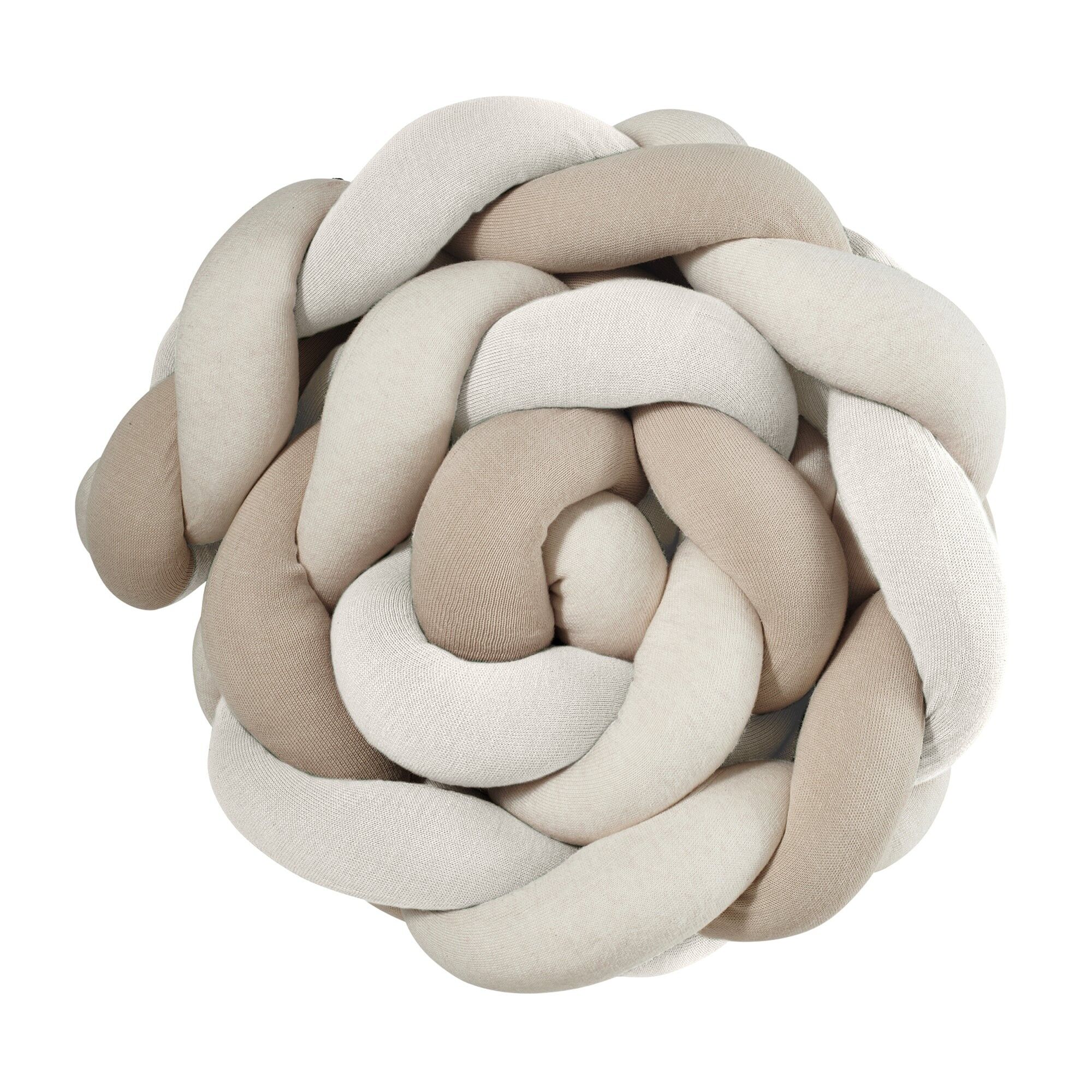 Serpent de lit tressé Trio Beige Sable Naturel