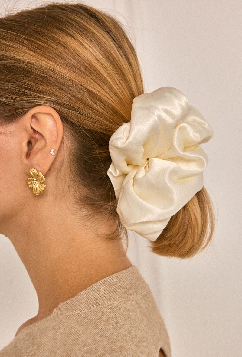 Elastico per capelli in raso 20 cm FQ90