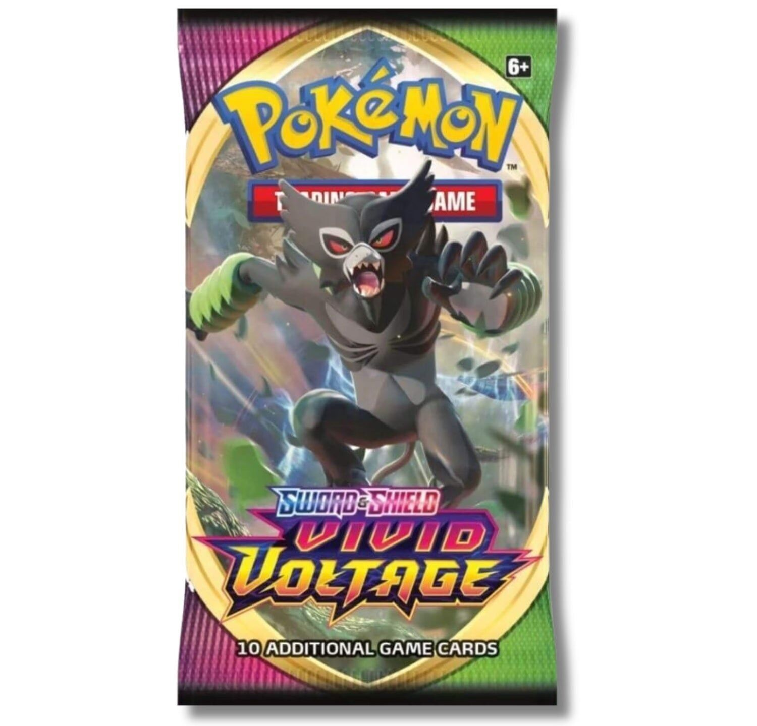 Pokémon Spada e Scudo: Pacchetto Booster Voltaggio Vivido (10 carte) (ENG)