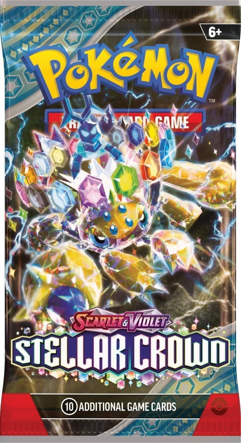 Pokémon Scarlet & Violet : Pack Booster Couronne Stellaire (10 cartes) (ANG)