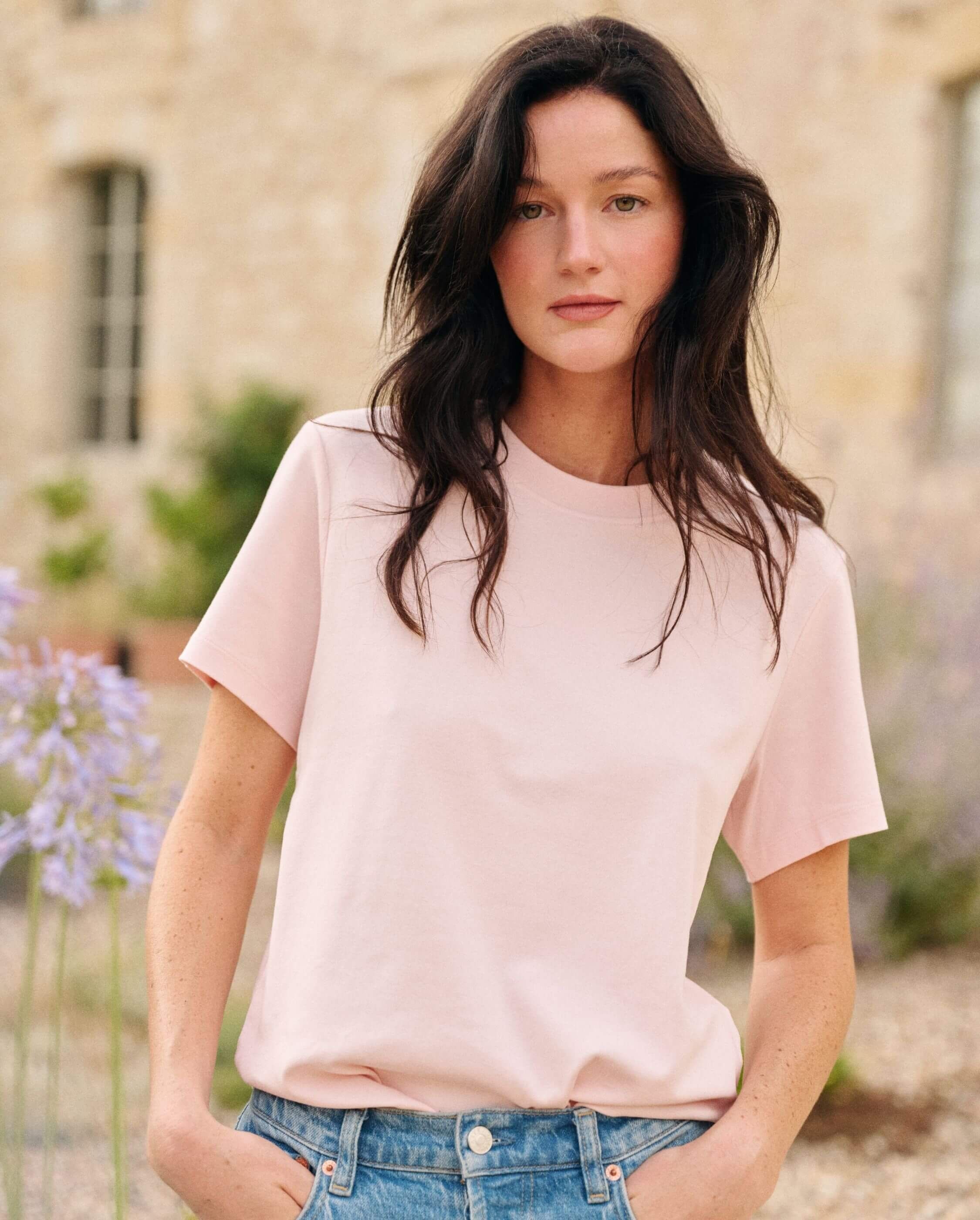 Bondi Damen T-Shirt, rosa Bio-Baumwolle