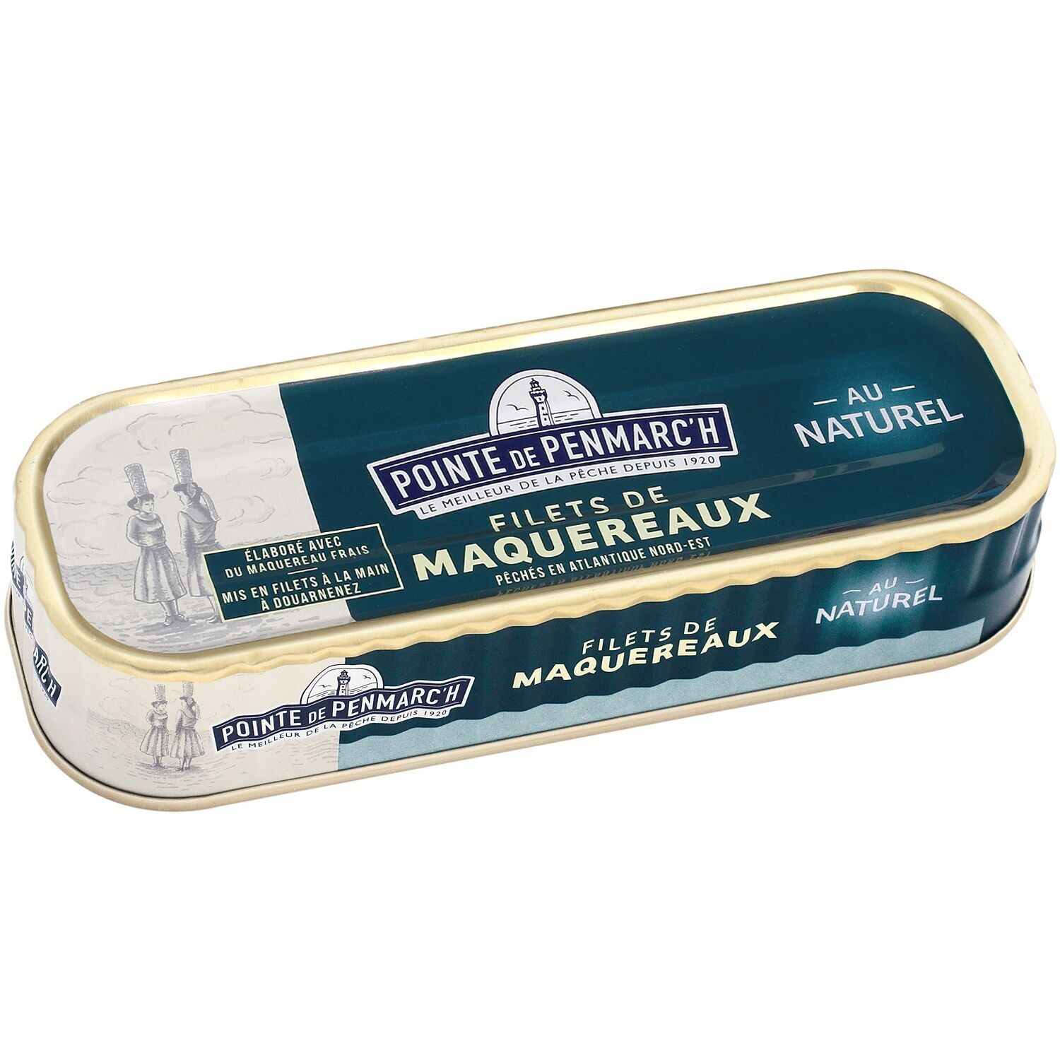 Natural mackerel fillets