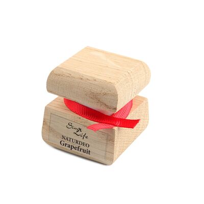 Embalaje de madera de pomelo desodorante natural
