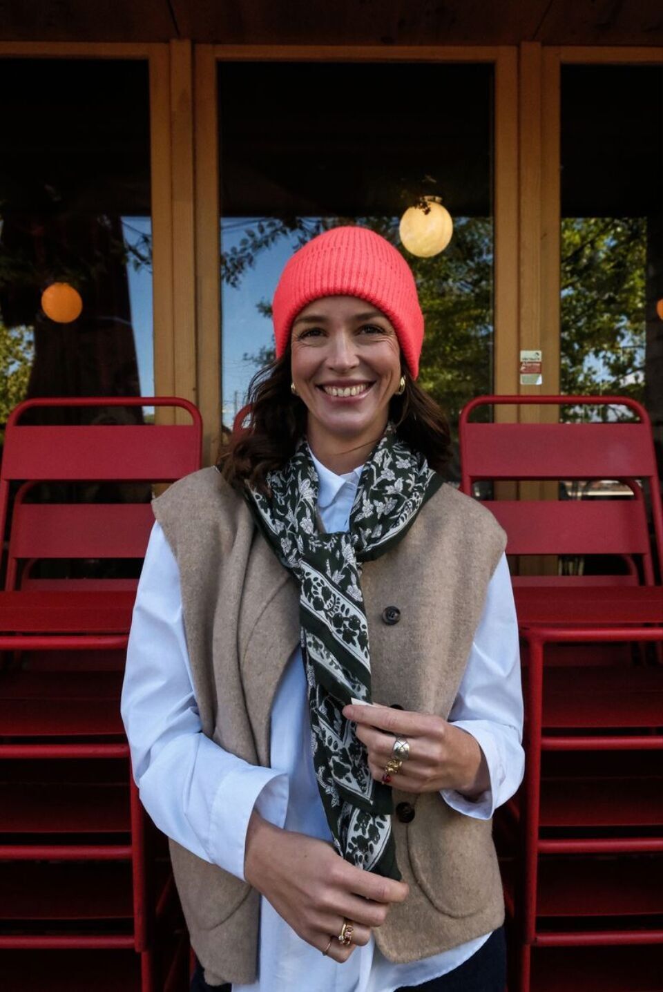 Bufanda verde Calcutta para adultos