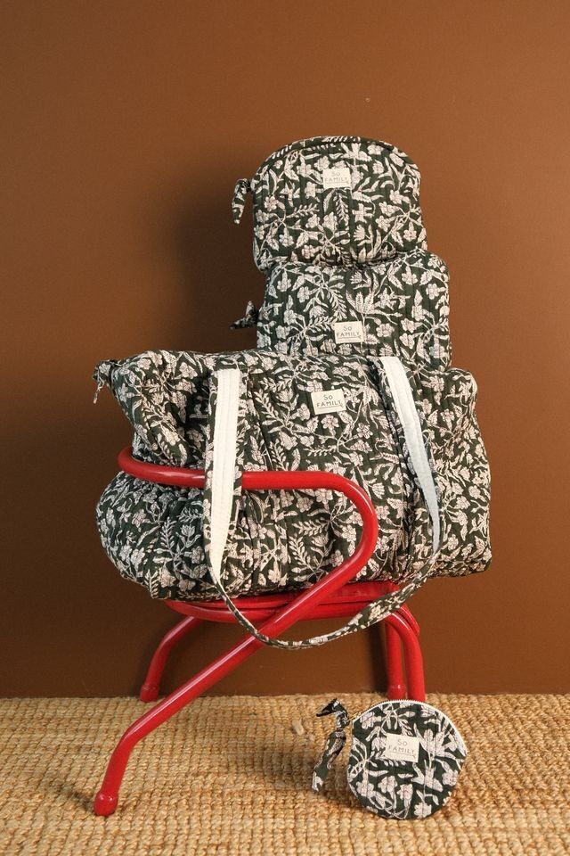 Borsa per il trucco Calcutta Green