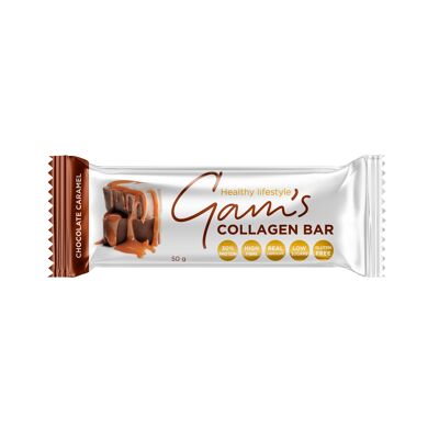Gam's Collagen Bar Cioccolato Caramello 50gr