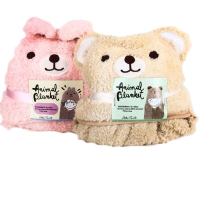 MANTA INFANTIL TEDDY & BUNNY HF