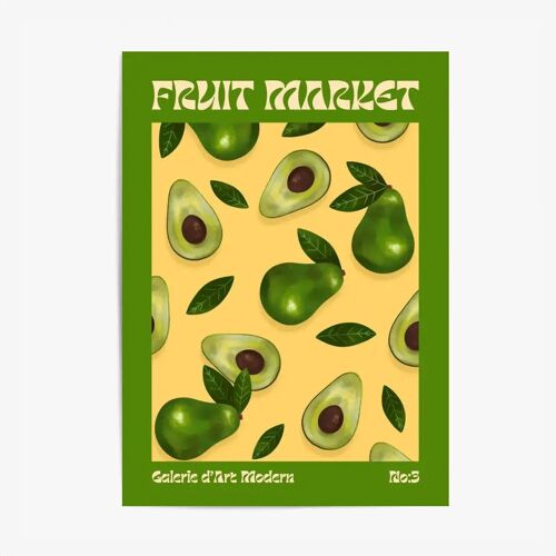 Affiche & Tableau Cuisine – Fruit Avocat