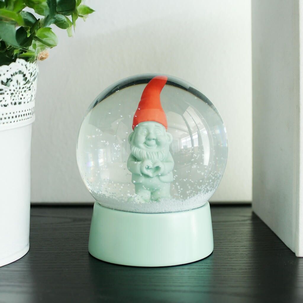 Schneekugel Zwerg Herz