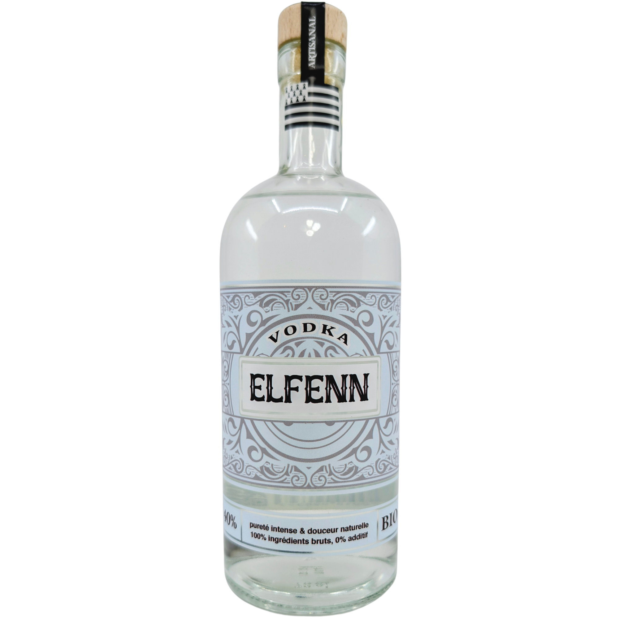 Vodka ELFENN 40% ORGANIC 70cL