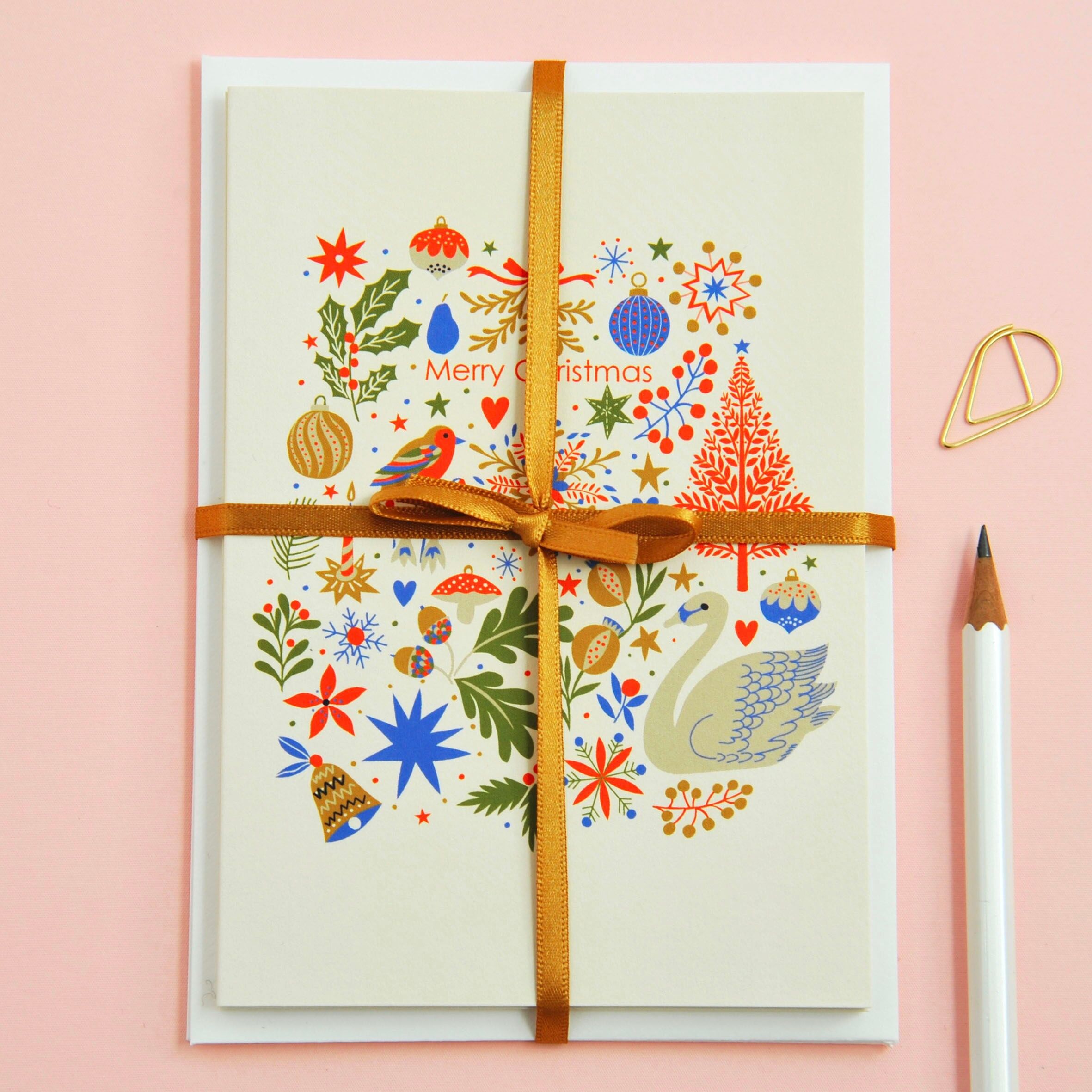 Feliz Navidad – Pack de 6 tarjetas navideñas ilustradas