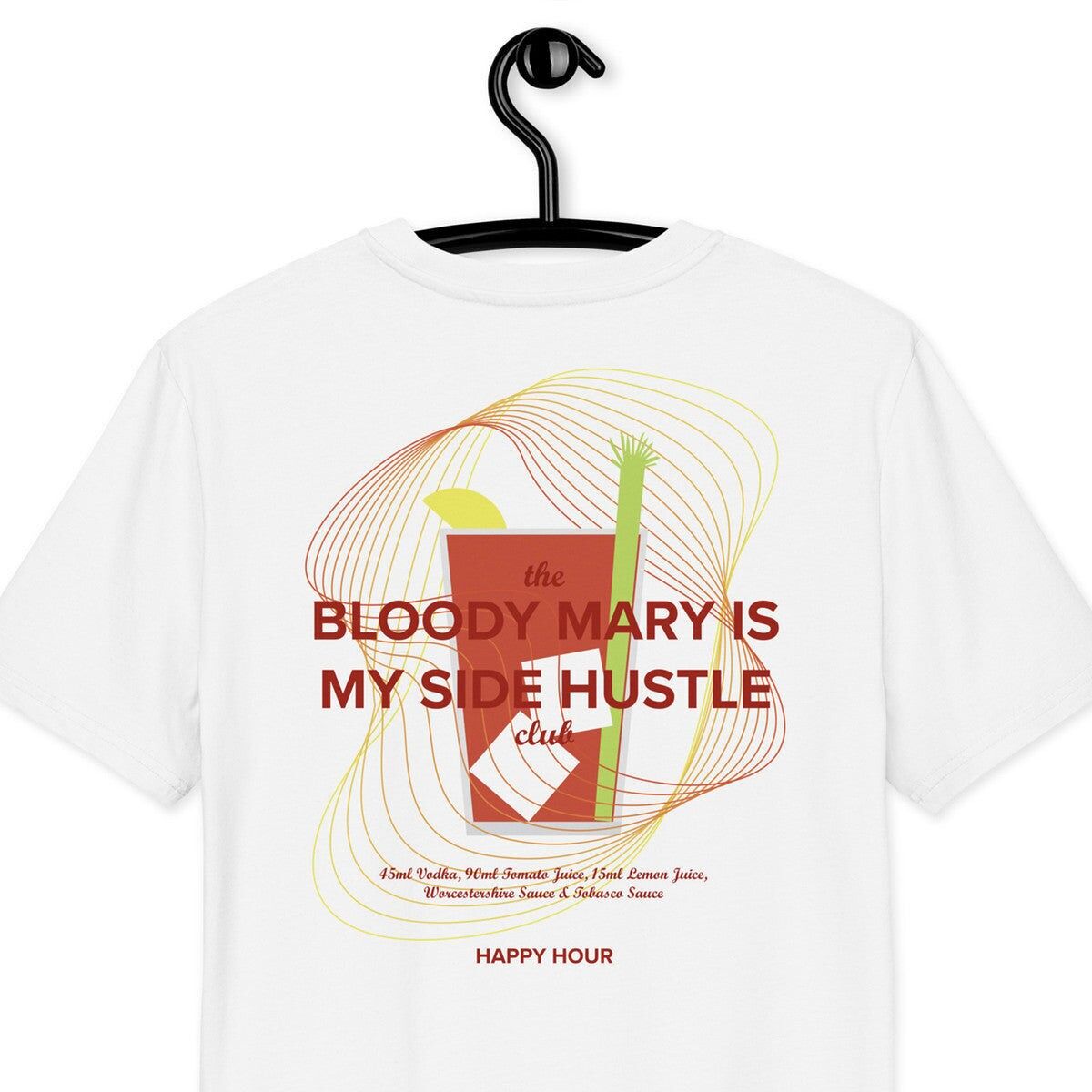 T-shirt en coton biologique « Bloody Mary Is My Side Hustle Club »