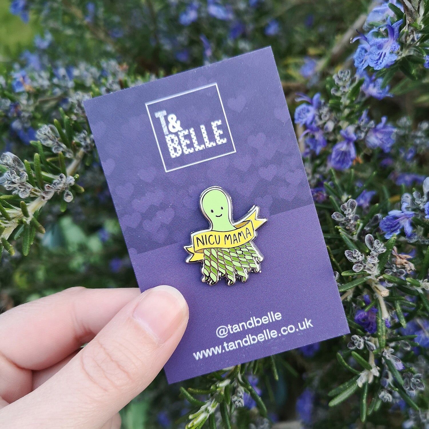 Épingle souvenir pour bébé prématuré Nicu Mama - Vert