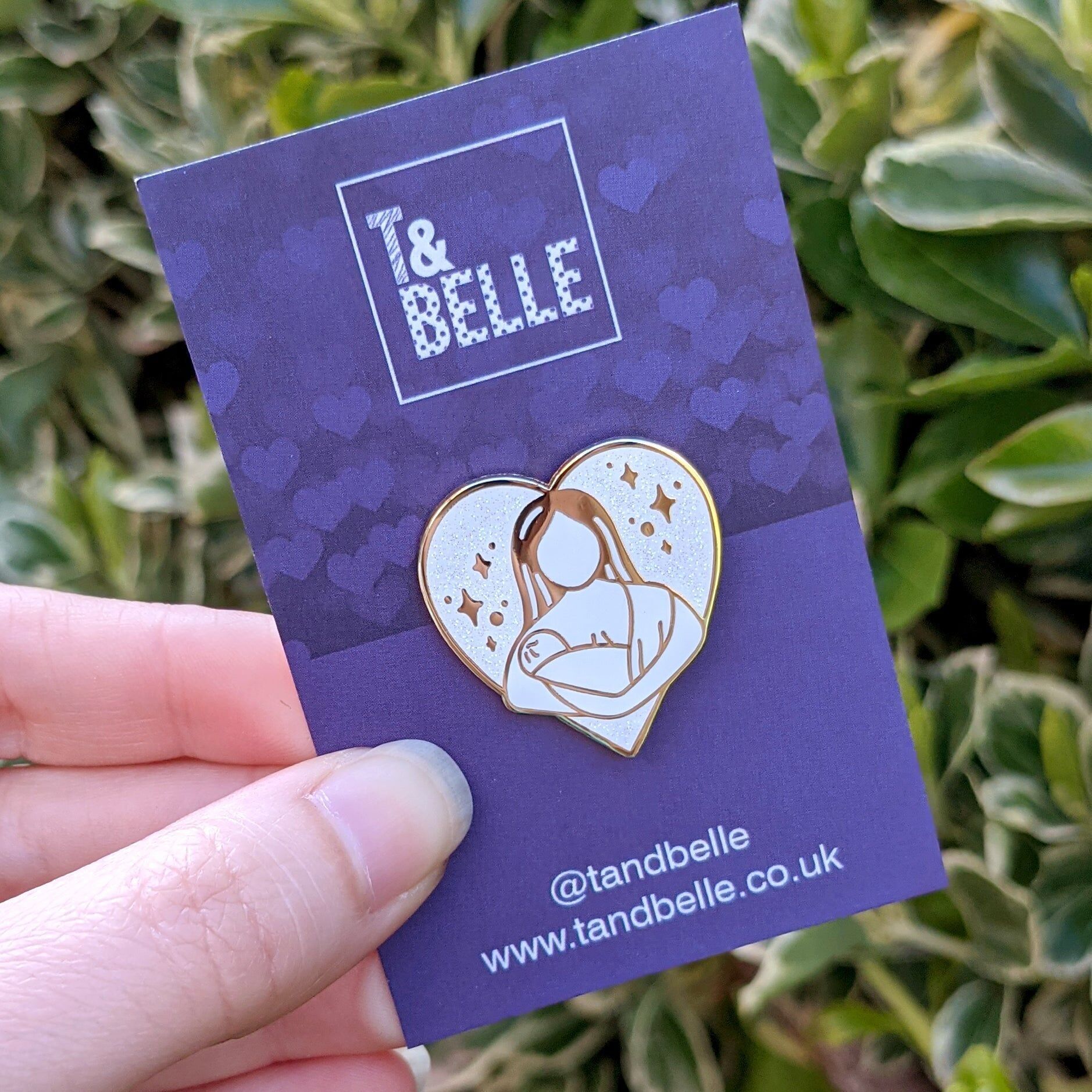 Badge émaillé « Amour de l'allaitement » - Souvenir d'allaitement