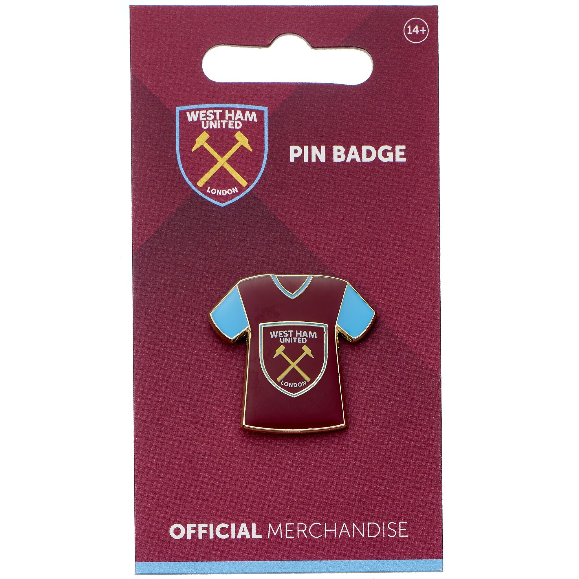 Badge de maillot de West Ham avec écusson