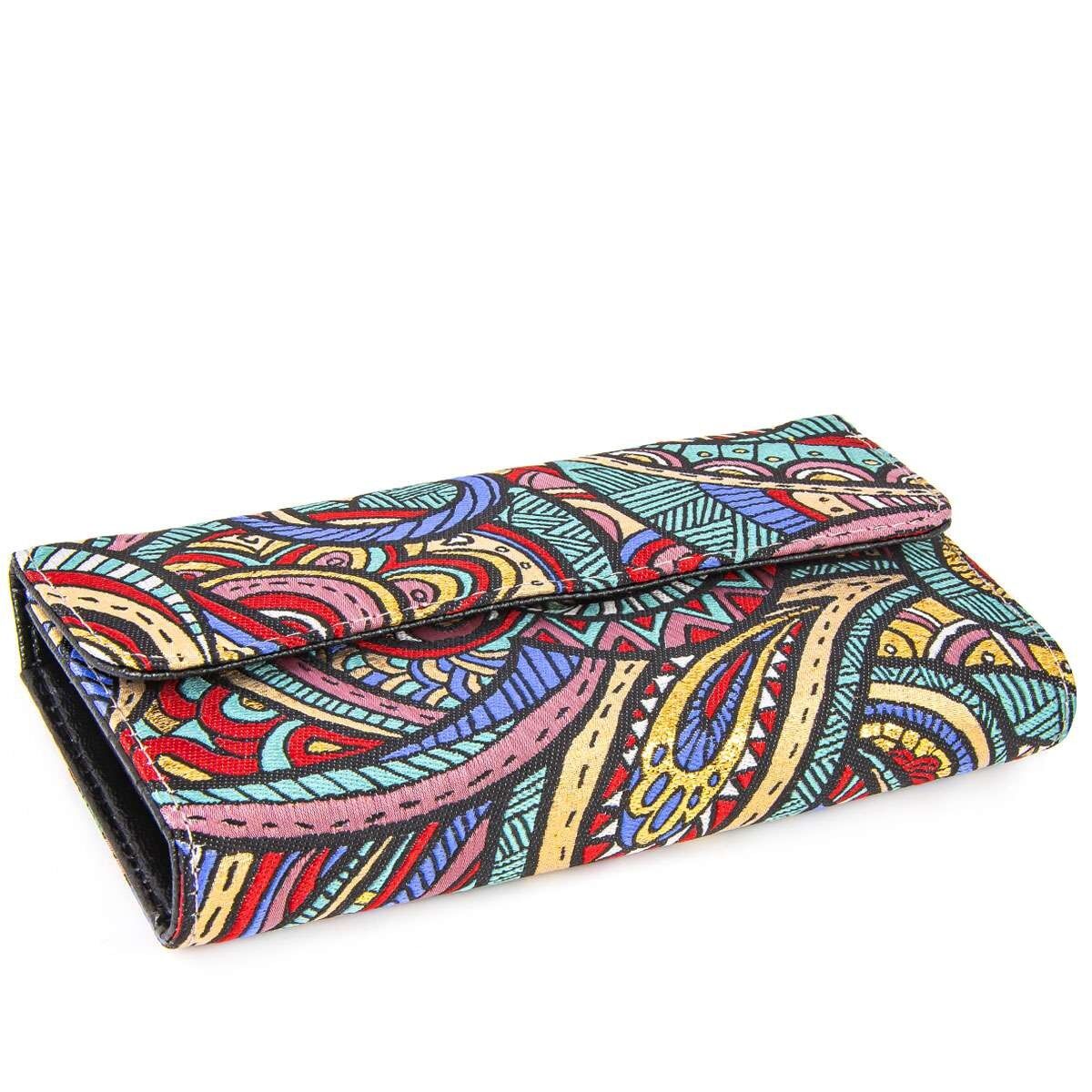 Cartera con cierre a presión - Saracenia - 19x10x3,5cm