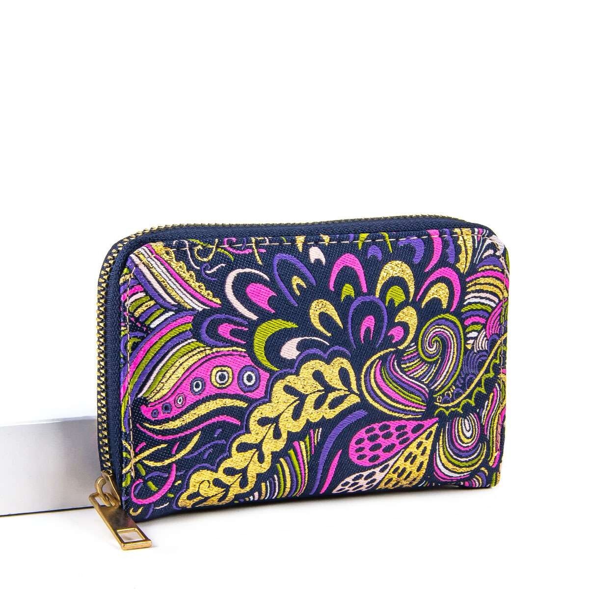 Cartera estilo boho - Serta - 14,5x8,5x2,5cm