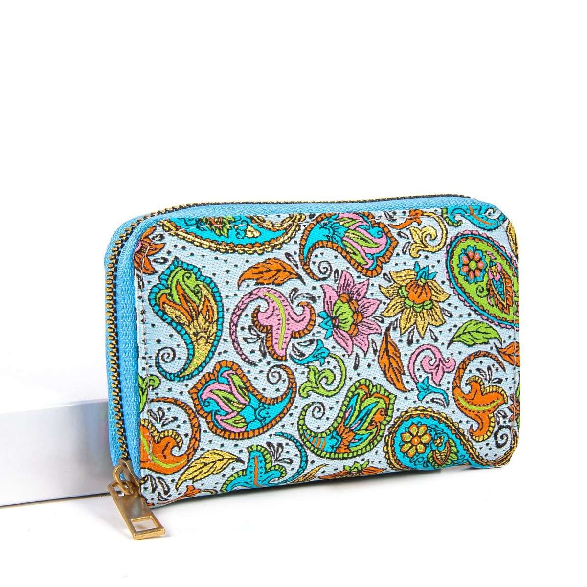 Cartera estilo boho - Florum - 14.5x8.5x2.5cm